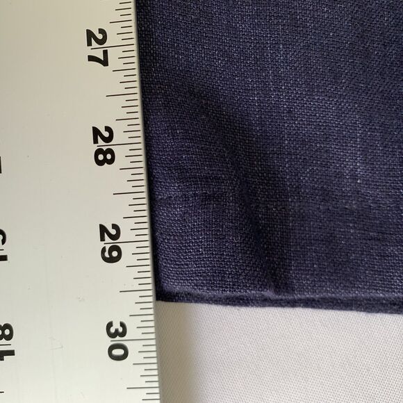 Adolfo Dominguez Linen Trouser Pants Men XL Navy Blue Beach Wedding Coastal Work - Picture 9 of 11